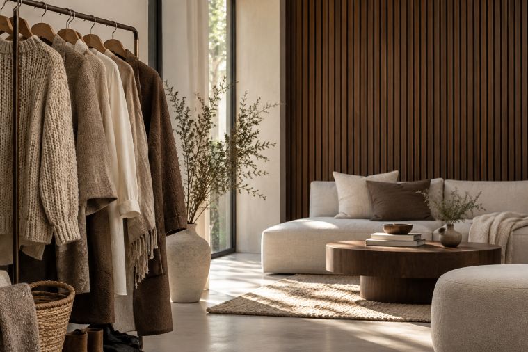 Warm Neutral Wardrobe Lounge